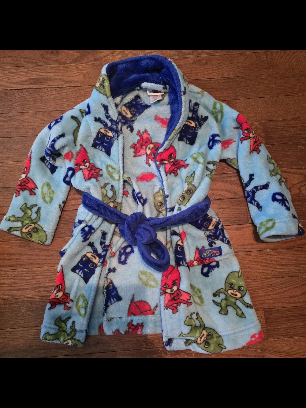 Kids Blue PJ Masks Robe